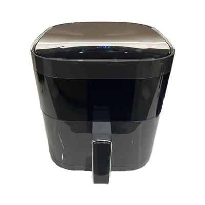 Digital Touch 6l Electric Air Fryer Oven Stainless Steel Multifungsi Smart Square Kecil Sehat Untuk penggunaan rumah tangga