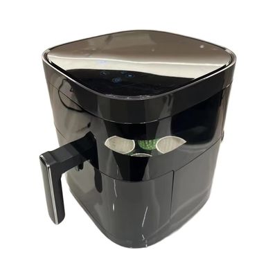 Digital Touch 6l Electric Air Fryer Oven Stainless Steel Multifungsi Smart Square Kecil Sehat Untuk penggunaan rumah tangga