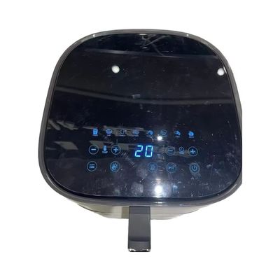 Digital Touch 6l Electric Air Fryer Oven Stainless Steel Multifungsi Smart Square Kecil Sehat Untuk penggunaan rumah tangga