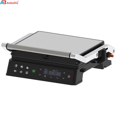 Kontak Listrik BBQ Grill Tanpa Asap Peralatan Masakan Rumah Patah 4/6 Slice Panini Maker