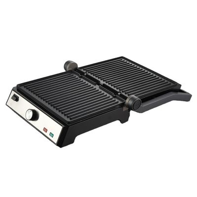 2000W Electric Digital Big Contact BBQ Grill Tanpa Asap Peralatan Masakan Rumah Patah 4/6 Slice Panini Maker