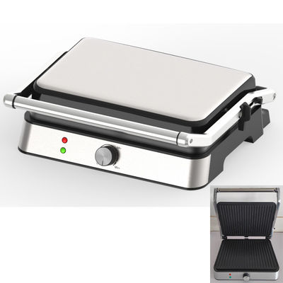 2000W Electric Digital Big Contact BBQ Grill Tanpa Asap Peralatan Masakan Rumah Patah 4/6 Slice Panini Maker
