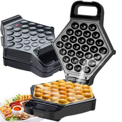 Pembuat Waffle Gelembung Listrik Tanpa Asap Dengan Bahan Non Stick Ptfe Untuk Penggunaan Rumah Tangga