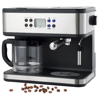 Anbo Touchscreen Italia ULKA Pump Multifunctional Espresso Coffee Maker Mesin Dengan Grinder