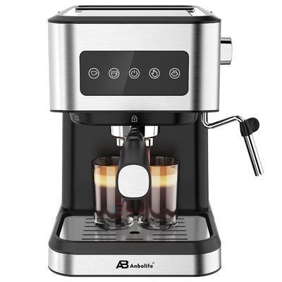 Anbo Touch Screen Control Kopi Dan Espresso Maker Multifungsi Cappuccino 20 Bar
