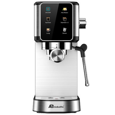 Anbo Touch Screen Control Kopi Dan Espresso Maker Multifungsi Cappuccino 20 Bar