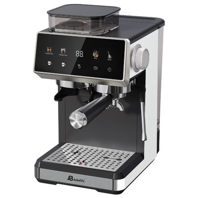 Anbo Big Touch Screen Control Cappuccino Espresso Mesin Kopi Multifungsi Dengan Grinder