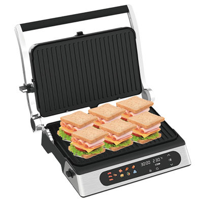 2200w Pembuatan Panini 4/6 Slice Dengan Probe