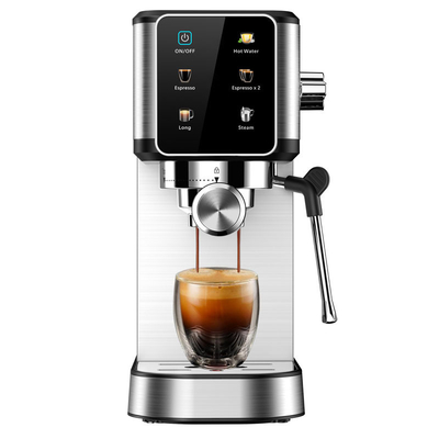 Anbolife BC5383 20 Bar Semi-Automatic Espresso Coffee Maker dengan Tangki Susu