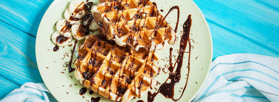 Pembuat Wafel Mini Anbolife dengan Lapisan Teflon Anti Lengket