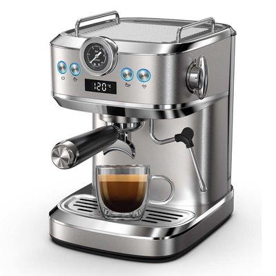 Anbo New Full Function Espresso Coffee Machines 20bar Powerful Pressure Pump Latte Cappuccino Digital Control Coffee Machine
