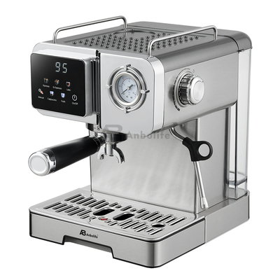 Anbo Digital Professional Espresso Coffee Machine with Milk tank Multifunctional Latte Flat White Cappuccino Cafetera De Expreso