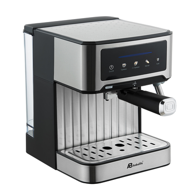 Anbo LED Digital Touch Screen Expresso Coffee Machine 1.6L Water tank 20 bar Espresso Coffee Maker with Milk Frother
