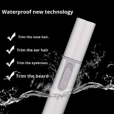 ANBOLIFE Electric Nose Hair Trimmer dengan Sumber Daya USB dan Garansi 1 Tahun untuk Pria - Plastic Nose Hair Trimmer