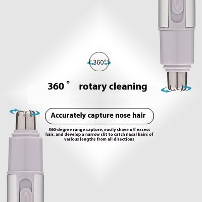 ANBOLIFE Electric Nose Hair Trimmer dengan Sumber Daya USB dan Garansi 1 Tahun untuk Pria - Plastic Nose Hair Trimmer