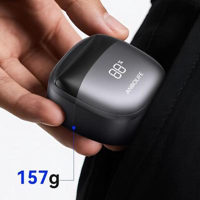 ANBOLIFE Alat Cukur Elektrik 6 Bilah dengan Hisap Magnetik dan Baterai Lithium 900mAh - Pencukur Foil Tahan Air IPX7 untuk Pria