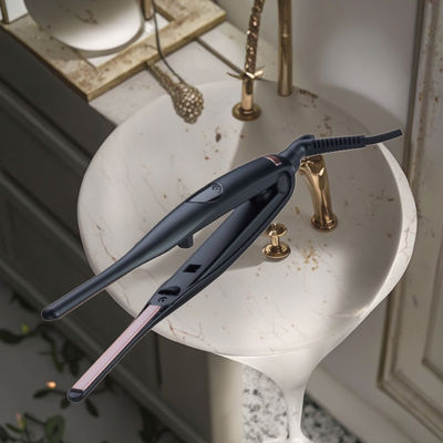 20W Dual-Purpose Hair Curler Straightener dengan 200-250°C Kontrol Suhu dan Dual Wet dan Dry Styling