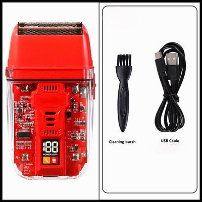 Alat Cukur Elektrik Profesional dengan Baterai Li-Ion 600 mAh Waktu Pengisian 1.5 jam dan Tahan Air IPX4 untuk Penggunaan Wajah dan Tubuh Pria