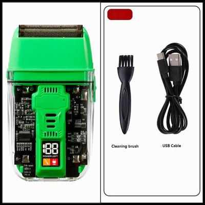 Alat Cukur Elektrik Profesional dengan Baterai Li-Ion 600 mAh Waktu Pengisian 1.5 jam dan Tahan Air IPX4 untuk Penggunaan Wajah dan Tubuh Pria