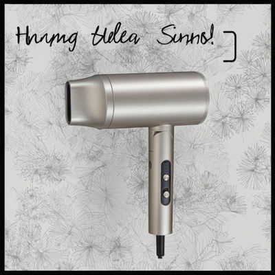 Pengering rambut profesional 2000W dengan 110.000 RPM BLDC Motor dan 500 juta ion negatif untuk salon dan penggunaan rumah