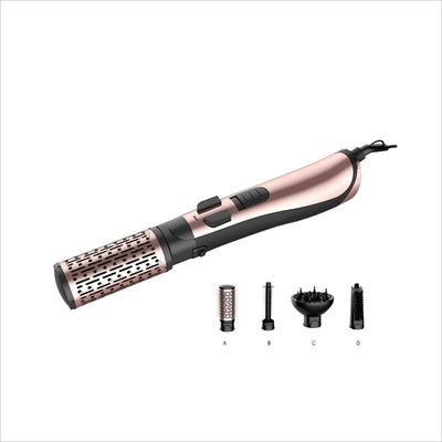 1200W Power Hair Dryer Brush dengan 3 Tingkat Suhu dan 220 ~ 240V Voltage untuk Gaya Mudah