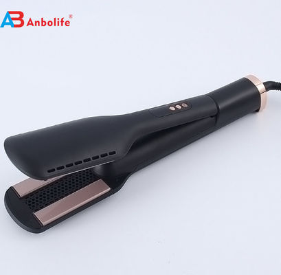 Keramik Inframerah Ionic Flat Iron dengan 5s Fast-Heat-Up 800W Power dan 360° Swivel Power Cord