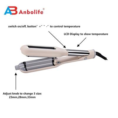 Pengeriting Rambut Ukuran yang Dapat Disesuaikan dengan Pemanasan Cepat dan Garansi 1 Tahun untuk Penataan Rambut Profesional