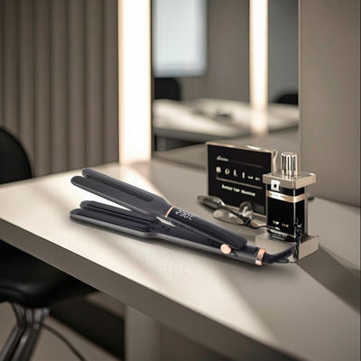 Extra Long Floating Plate Hair Straightener dengan 10 pengaturan panas dan 13,7 * 110mm Plat Keramik