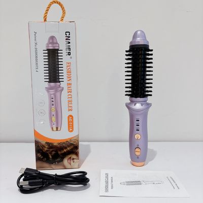 USB Rechargeable Cordless Hair Straightener Brush dengan Daya 73W dan Waktu Pengisian 1-3h untuk Gaya Rambut Mudah