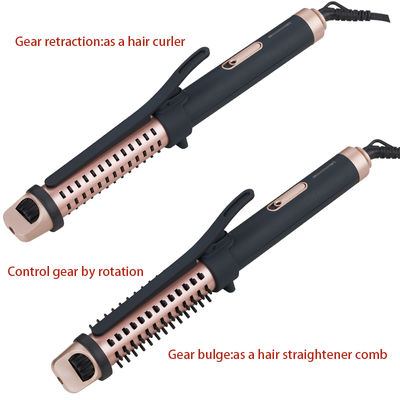 Professional 2-in-1 Hot Air Styling Brush and Hair Curler dengan suhu MAX 200°C dan daya 100-240V untuk semua jenis rambut