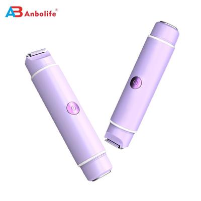 2-in-1 Electric Shaver for Women dengan waktu kerja 90 menit dan baterai 400mAh - Full Body Double Head Trimmer