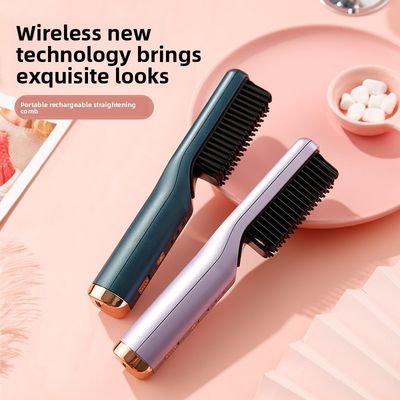 ANBOLIFE Wireless Rechargeable Mini Hair Straightener dengan Plat Keramik untuk penggunaan rumah