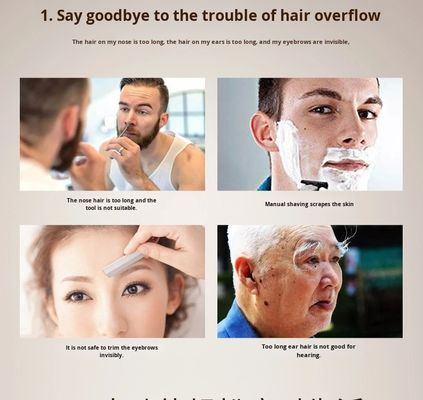 ANBOLIFE Electric Nose Hair Trimmer dengan Lithium Battery untuk penggunaan rumah tangga