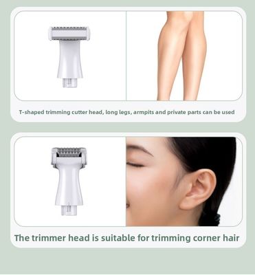 6-in-1 Multifunctional Wanita Shaver Epilator Set dengan 1200mAh Baterai Stainless Steel Blade dan Gratis suku cadang