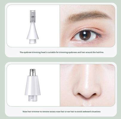 6-in-1 Multifunctional Wanita Shaver Epilator Set dengan 1200mAh Baterai Stainless Steel Blade dan Gratis suku cadang