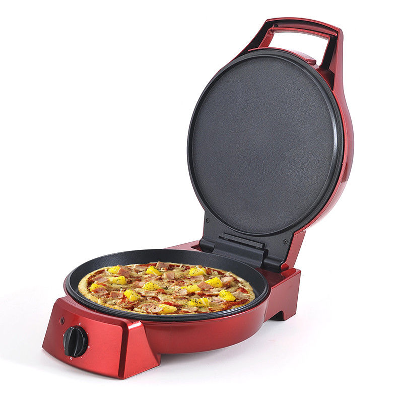 Anbolife 12 &quot;mesin pembuat pizza listrik 1400w multi-fungsi listrik Mini pembuat pizza mesin pembuat pizza