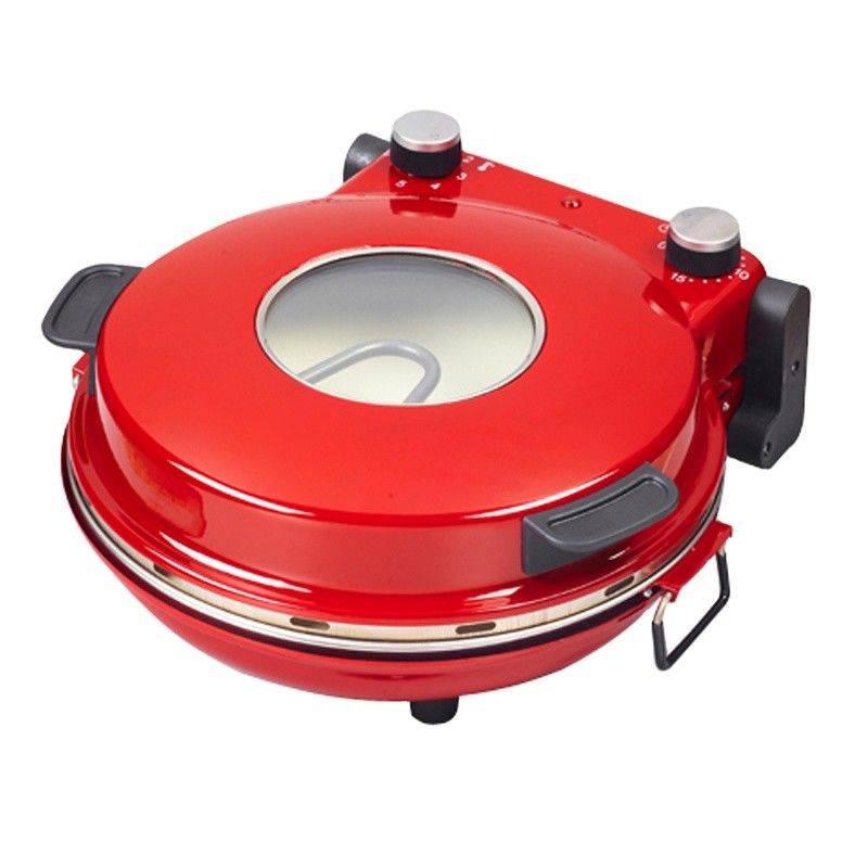 Anbolife pembuat pizza listrik outdoor portabel pembuat makanan listrik 12 inci pizza cooker oven pizza