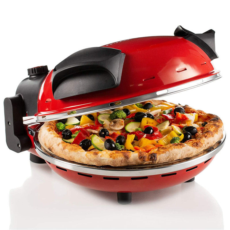 Anbolife putaran muti-fuction mobil rumah menggunakan panci pizza dan luar oven pizza portabel pembuat pizza listrik