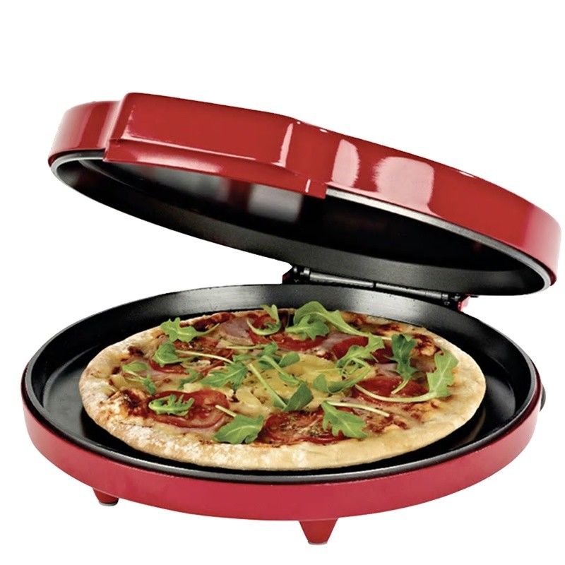 Anbo aluminium portabel anti lengket pizza pan terbaik kualitas baking sheet multifungsi bundar konveyor listrik pizza pan oven