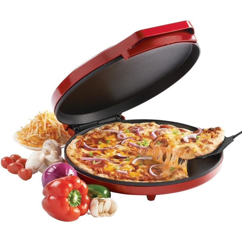 New Electric Pizza maker portabel berkualitas tinggi multifunction listrik oven sandwich pizza / wajan pizza