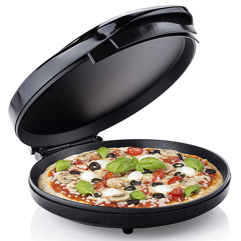 Multi fungsi pembuat pizza dengan pengaturan suhu ideal untuk pizza Quiches pai Crepes BBQ Electric Pizza Oven