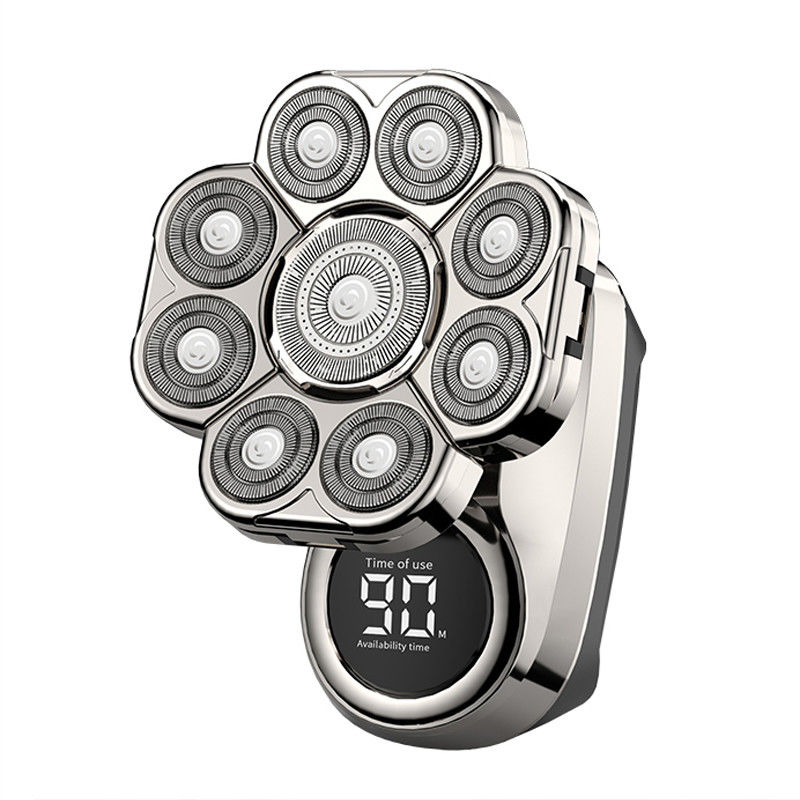90 Mins Pria Produk Perawatan Pribadi Kepala Electric Razor 9D Floating Head Shaver