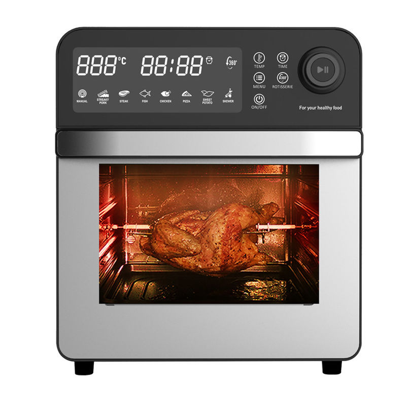 7L 12L 24L Stainless Steel Digital Air Fryer Fungsi Uap Air Toaster Oven Tanpa Minyak