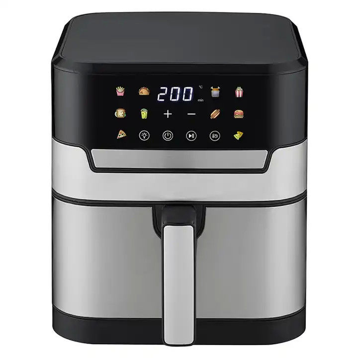 Smart Touch Screen Cantik 6qt Digital Air Fryer 8 In 1 Custom Oil Free Electric Deep Hot