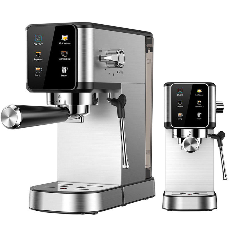 Otomatis Digital Home Thermoblock Pemanasan Espresso Mesin Kopi Uap Portable Smart Italia Espresso Mesin Kopi