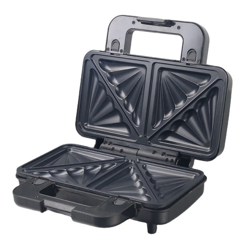 2 Slice Deep Fill Sandwich Maker Pemotong Donut Pancake Maker BBQ Grill Non-Stick Coating Mesin Masakan