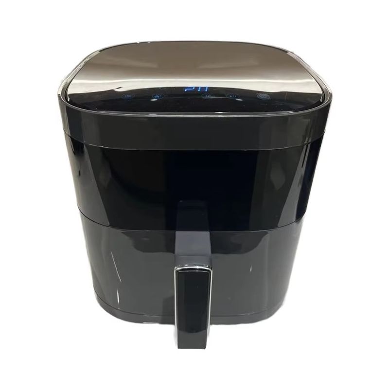 Digital Touch 6l Electric Air Fryer Oven Stainless Steel Multifungsi Smart Square Kecil Sehat Untuk penggunaan rumah tangga