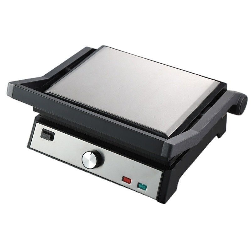 2000W Electric Digital Big Contact BBQ Grill Tanpa Asap Peralatan Masakan Rumah Patah 4/6 Slice Panini Maker